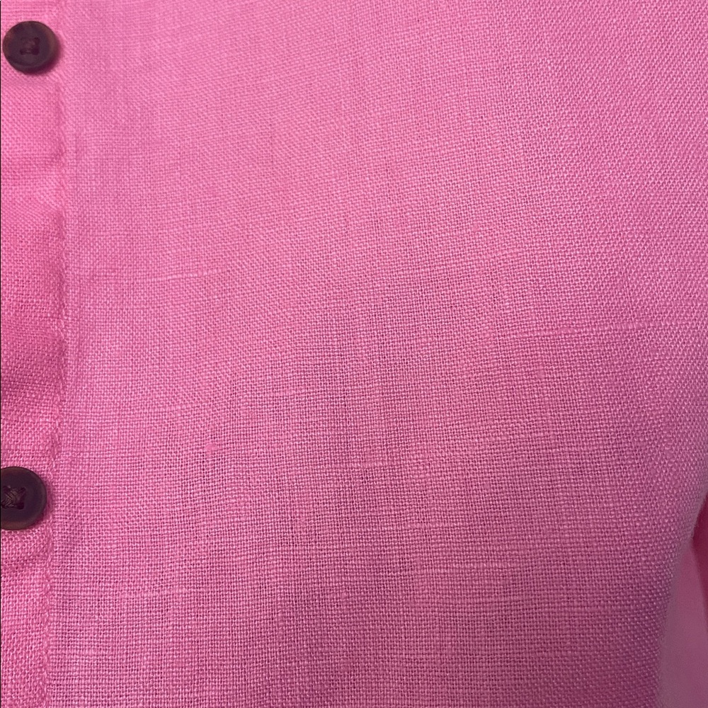Athleta Vibrant Pink Collared Shirt - Picture 11 of 11